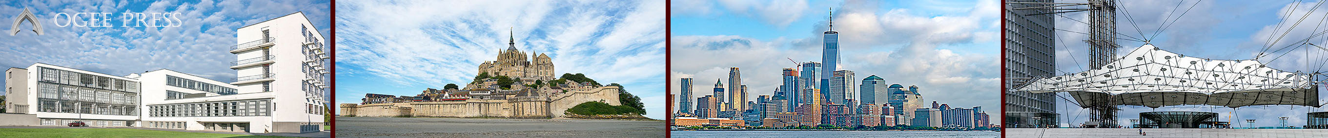 Website header Bauhaus Mont St Michel NY Financial District Grande Arch